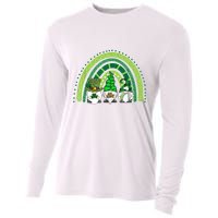 Gnome St Patrick's Day Rainbow Cooling Performance Long Sleeve Crew