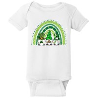 Gnome St Patrick's Day Rainbow Baby Bodysuit