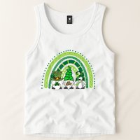 Gnome St Patrick's Day Rainbow Tank Top