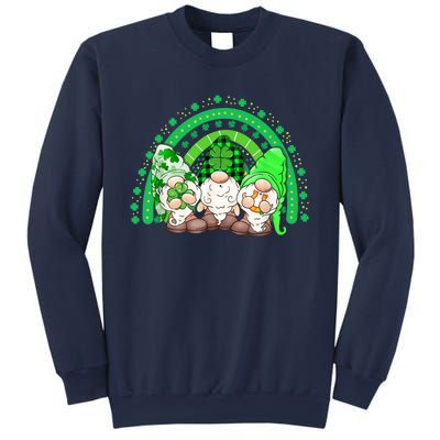 Gnome St Patricks Day Rainbow Shamrock Gnome Sweatshirt