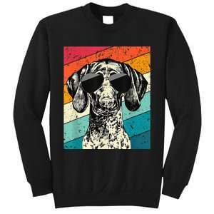 German Shorthaired Pointer Sunglasses Gsp Dog Sweatshirt