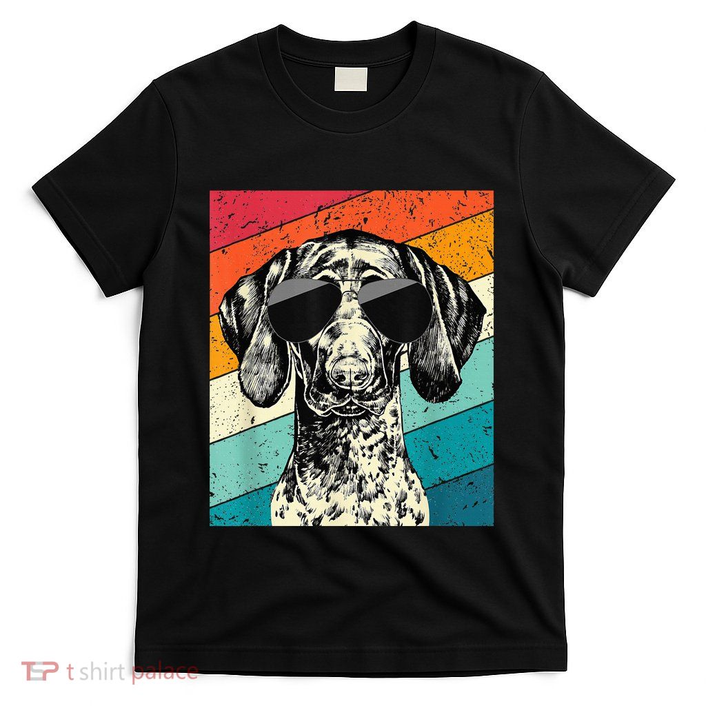 German Shorthaired Pointer Sunglasses Gsp Dog T-Shirt