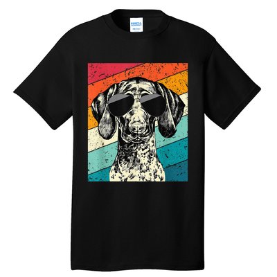 German Shorthaired Pointer Sunglasses Gsp Dog Tall T-Shirt