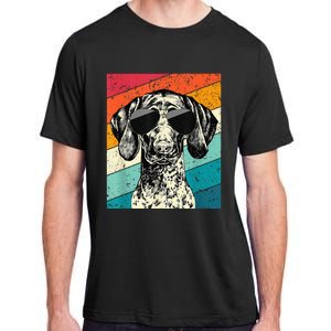 German Shorthaired Pointer Sunglasses Gsp Dog Adult ChromaSoft Performance T-Shirt