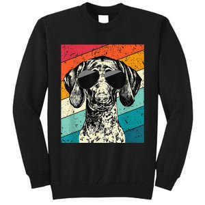 German Shorthaired Pointer Sunglasses Gsp Dog Tall Sweatshirt