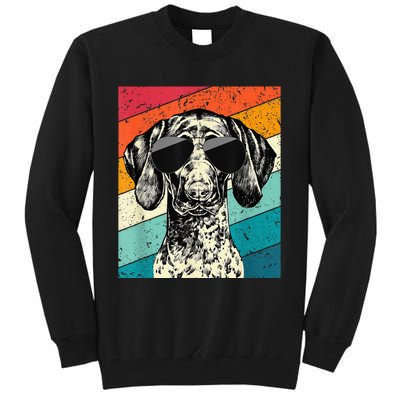 German Shorthaired Pointer Sunglasses Gsp Dog Tall Sweatshirt