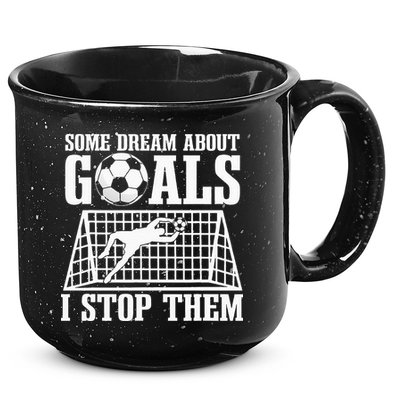 Goalie Soccer Player Goalkeeper Team Keeper Sport Goaltender 15oz Campfire Ceramic Mug
