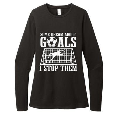 Goalie Soccer Player Goalkeeper Team Keeper Sport Goaltender Womens CVC Long Sleeve Shirt