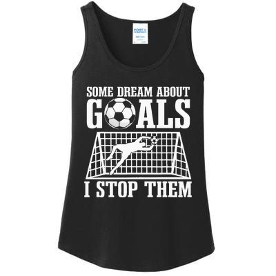 Goalie Soccer Player Goalkeeper Team Keeper Sport Goaltender Ladies Essential Tank