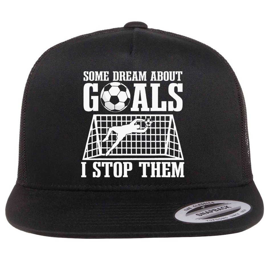 Goalie Soccer Player Goalkeeper Team Keeper Sport Goaltender Flat Bill Trucker Hat