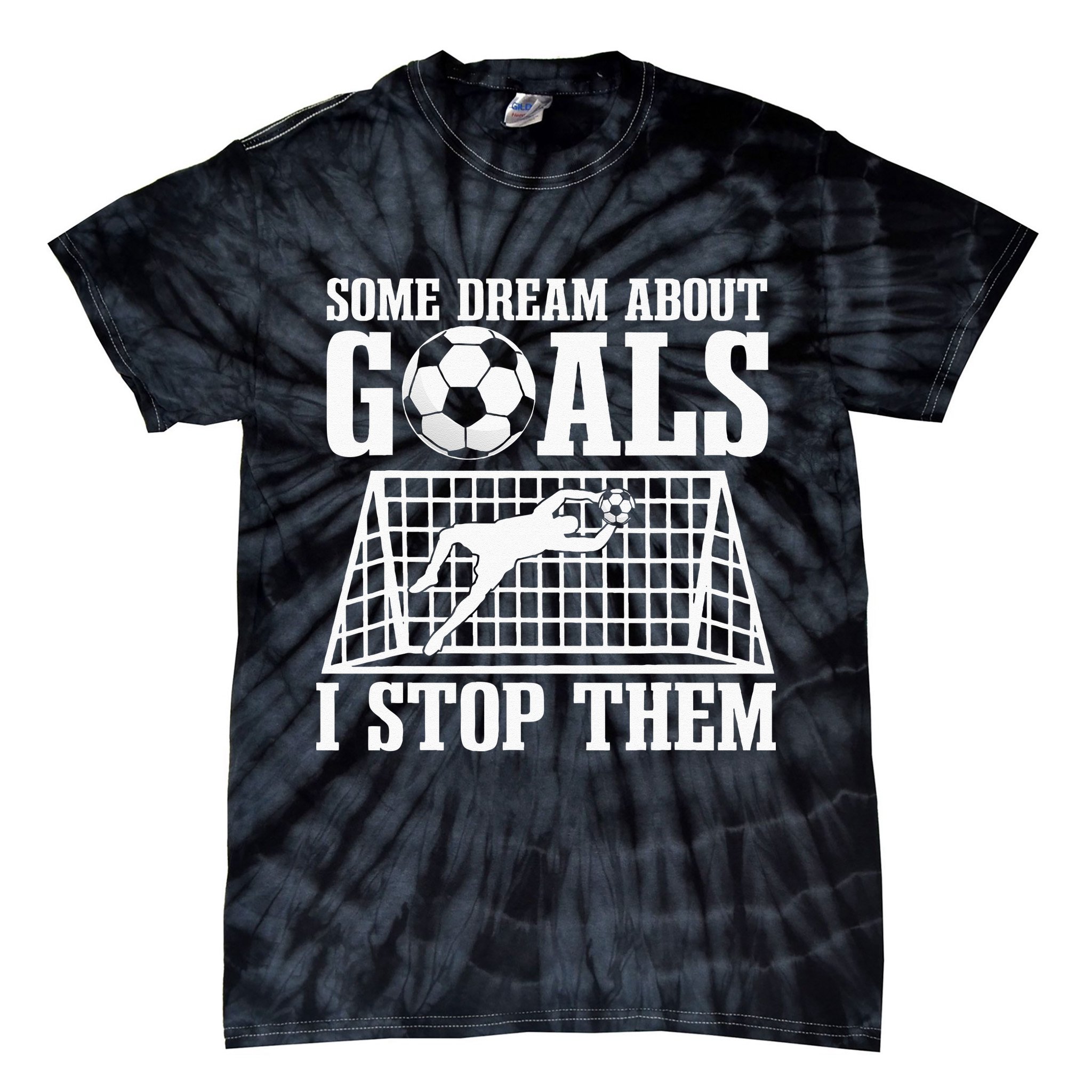 Goalie Soccer Player Goalkeeper Team Keeper Sport Goaltender Tie-Dye T-Shirt
