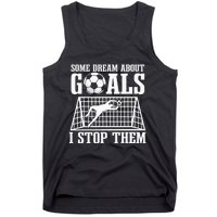 Goalie Soccer Player Goalkeeper Team Keeper Sport Goaltender Tank Top