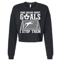 Goalie Soccer Player Goalkeeper Team Keeper Sport Goaltender Cropped Pullover Crew