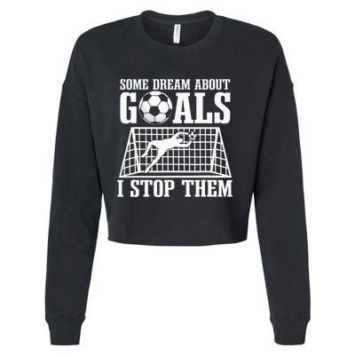 Goalie Soccer Player Goalkeeper Team Keeper Sport Goaltender Cropped Pullover Crew