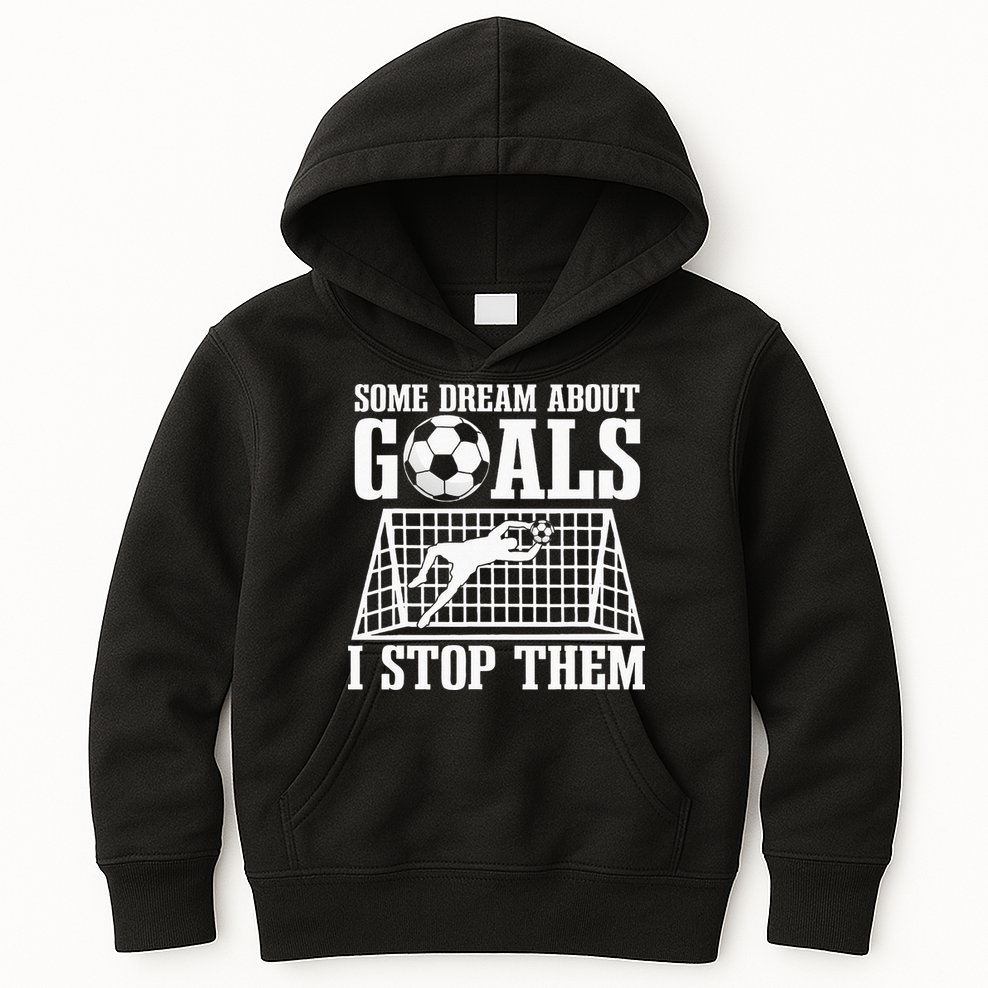 Goalie Soccer Player Goalkeeper Team Keeper Sport Goaltender Kids Hoodie