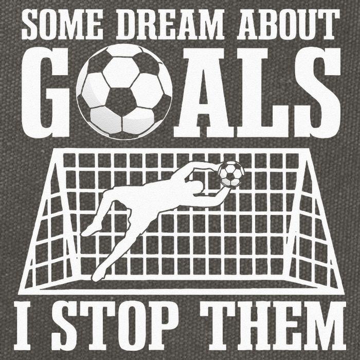 Goalie Soccer Player Goalkeeper Team Keeper Sport Goaltender Cotton Canvas Backpack