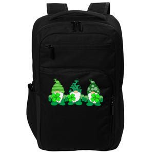 Gnome St Patricks Holiday Clover Impact Tech Backpack