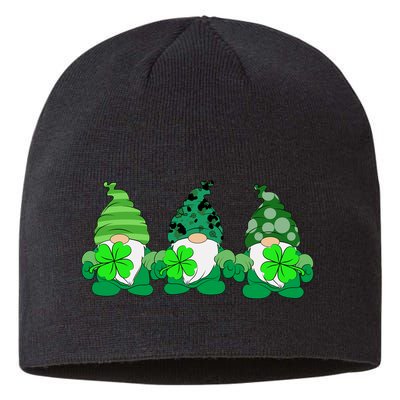 Gnome St Patricks Holiday Clover Sustainable Beanie