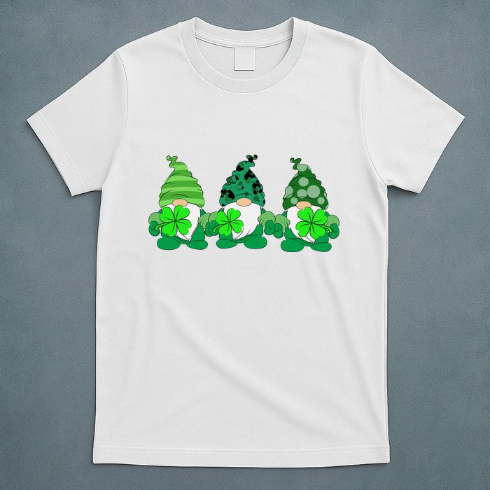 Gnome St Patricks Holiday Clover T-Shirt