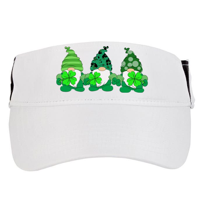 Gnome St Patricks Holiday Clover Adult Drive Performance Visor