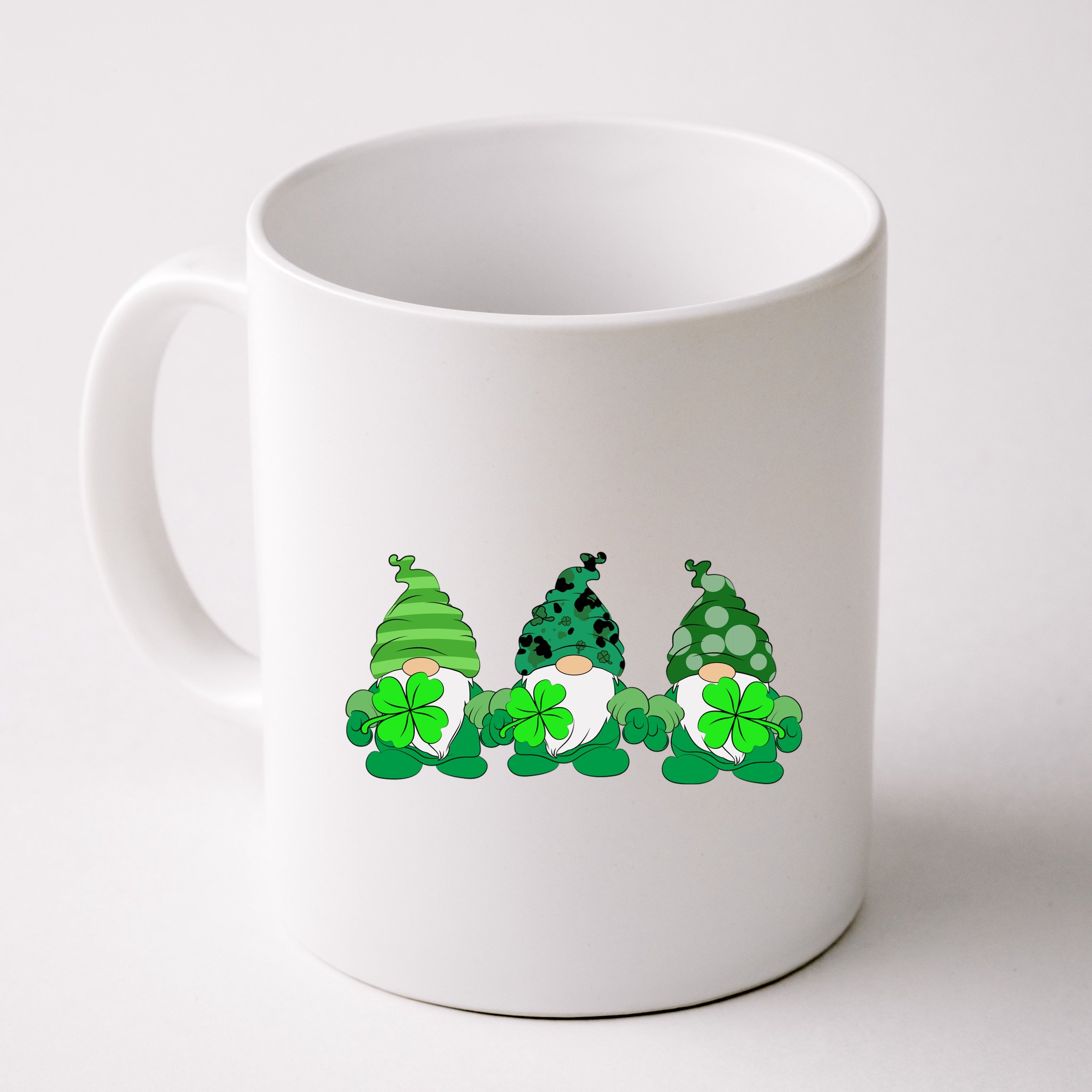 Gnome St Patricks Holiday Clover Mug