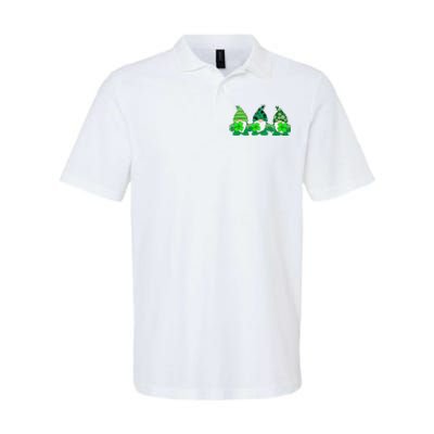 Gnome St Patricks Holiday Clover Softstyle Adult Sport Polo