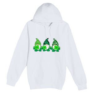 Gnome St Patricks Holiday Clover Premium Pullover Hoodie