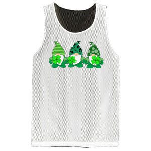 Gnome St Patricks Holiday Clover Mesh Reversible Basketball Jersey Tank