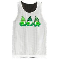 Gnome St Patricks Holiday Clover Mesh Reversible Basketball Jersey Tank