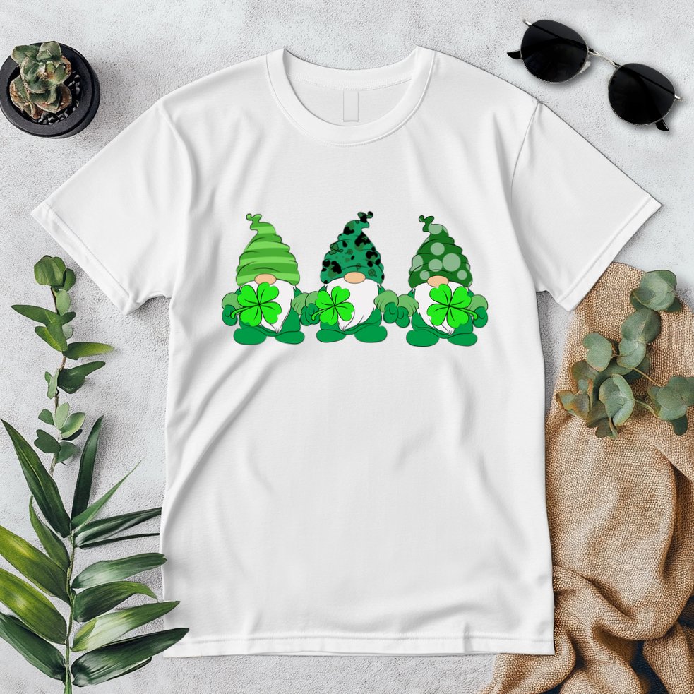 Gnome St Patricks Holiday Clover Premium T-Shirt