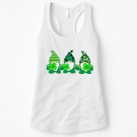Gnome St Patricks Holiday Clover Womens Tank Top