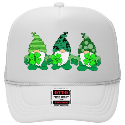 Gnome St Patricks Holiday Clover Trucker Hat