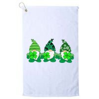 Gnome St Patricks Holiday Clover Golf Towel