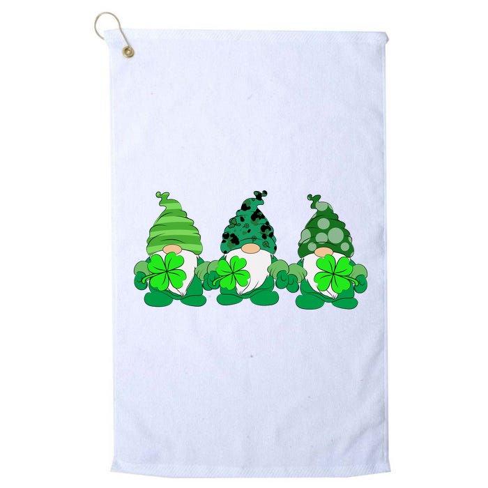 Gnome St Patricks Holiday Clover Golf Towel