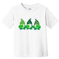 Gnome St Patricks Holiday Clover Toddler T-Shirt