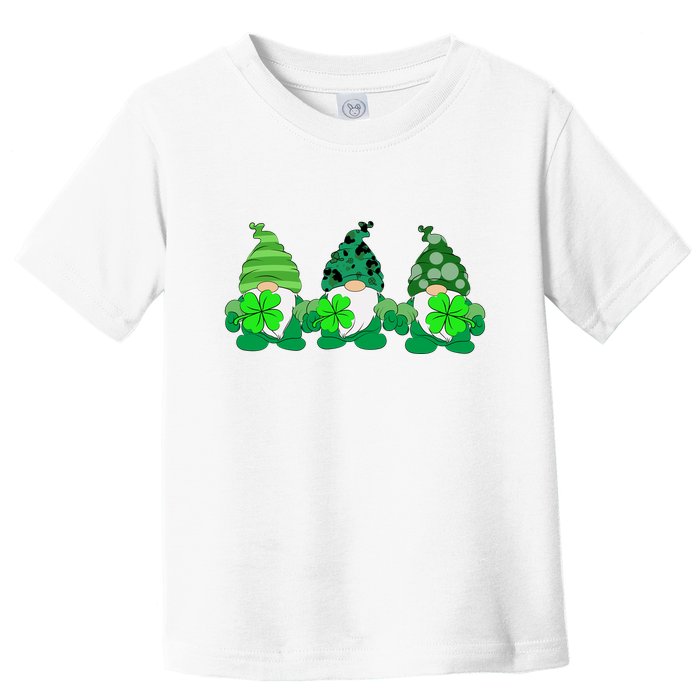 Gnome St Patricks Holiday Clover Toddler T-Shirt