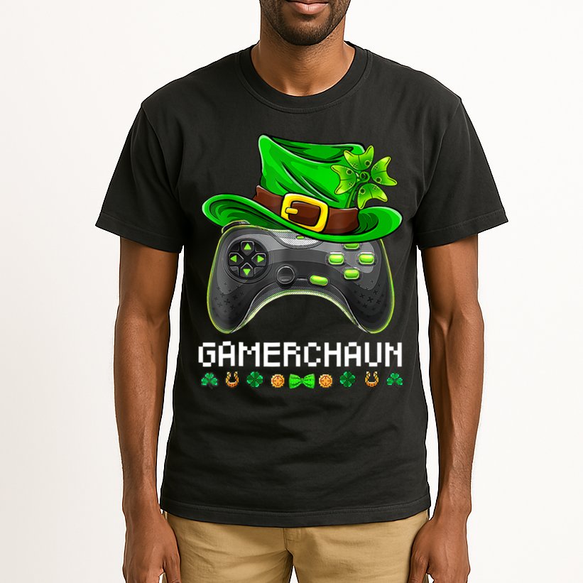 Gamerchaun St Patrick's Day Game Tall T-Shirt