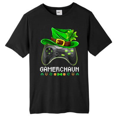 Gamerchaun St Patrick's Day Game Tall Fusion ChromaSoft Performance T-Shirt