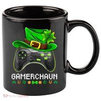 Gamerchaun St Patrick's Day Game 11oz C Handle Ceramic Mug