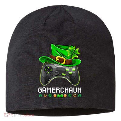 Gamerchaun St Patrick's Day Game Sustainable Beanie