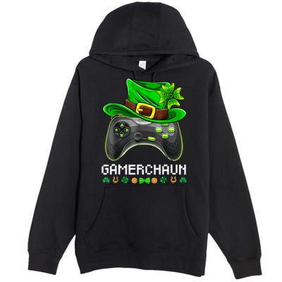 Gamerchaun St Patrick's Day Game Premium Pullover Hoodie