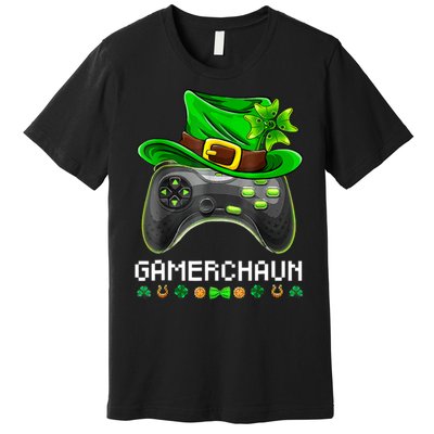 Gamerchaun St Patrick's Day Game Premium T-Shirt