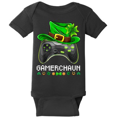 Gamerchaun St Patrick's Day Game Baby Bodysuit