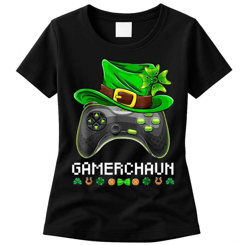 Gamerchaun St Patrick's Day Game Womens T-Shirt