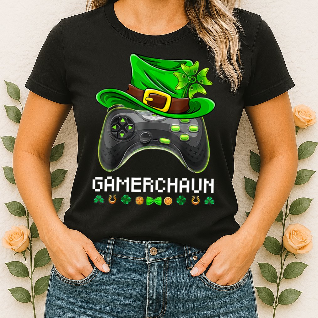 Gamerchaun St Patrick's Day Game Womens T-Shirt