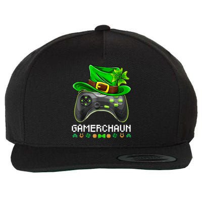Gamerchaun St Patrick's Day Game Wool Snapback Cap