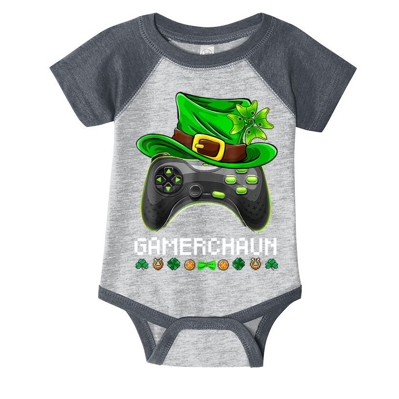 Gamerchaun St Patrick's Day Game Infant Baby Jersey Bodysuit