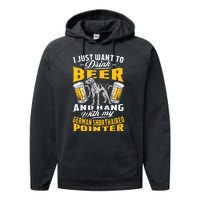 German Shorthaired Pointer Gifts German Shorthair Pointer Performance Fleece Hoodie