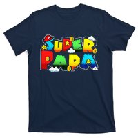 Gamer Super Papa Funny Father Day Gifts Gamer Gift For Papa T-Shirt