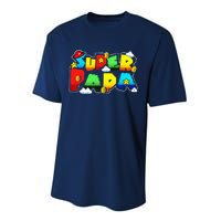 Gamer Super Papa Funny Father Day Gifts Gamer Gift For Papa Performance Sprint T-Shirt